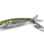 Cebo de plantilla de Metal, Spinner que se hunde, Color de ojo 3D, equipo giratorio láser, señuelo de fundición, aparejos de Pesca, anzuelo de hoja, señuelo VIB - 20 g