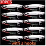Señuelo de Jigging de fundición de Metal - 2 hooks, 40 g, 1.41 oz (c/u)