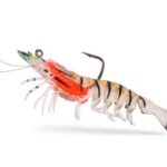 Cebos de camarones suaves y realistas - 9cm, 12g