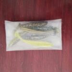 Pez de goma cebo de gusano suave de silicona, señuelo para aparejos de pesca de mar o agua dulce, 7 cm (c/u)