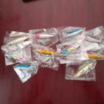 Señuelos de pesca con plantilla de metal – 17 g (Individual)